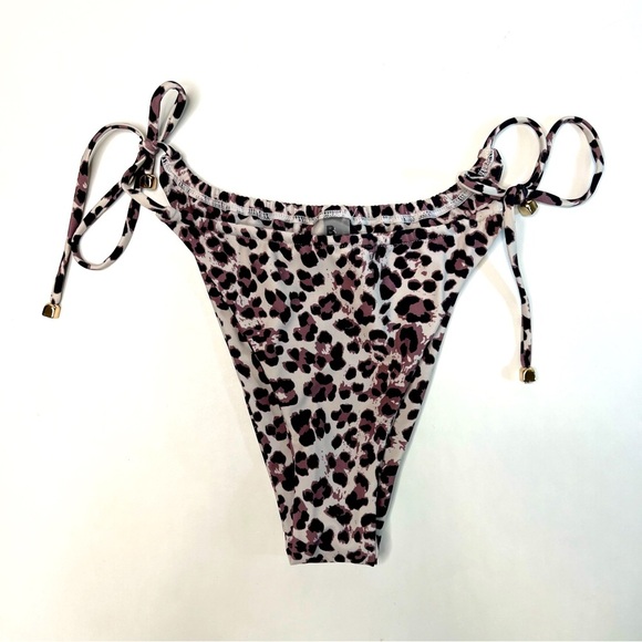 Blackbough Leopard Print Bikini Swimsuit Size Small - Picture 4 of 11